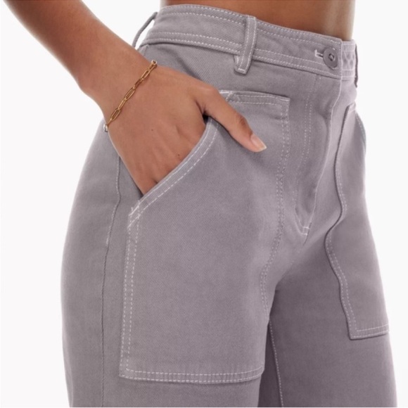 Aritzia Wilfred Free Modern Utility Pant Size 8 Color: Slate/Purple - Picture 2 of 14